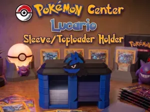 Pokemon Center "Lucario" Sleeve/Toploader Holder
