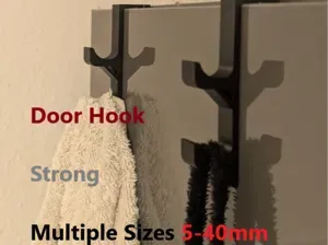 Over Door Hook, Strong Design, Sizes "5-50 (+)mm"