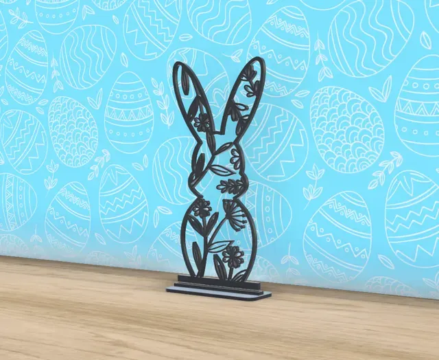 Easter - Floral Bunny & Eggs - Standing Decor — Фото 9 из 10