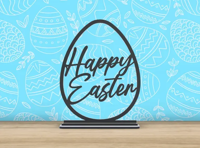 Easter - Floral Bunny & Eggs - Standing Decor — Фото 2 из 10