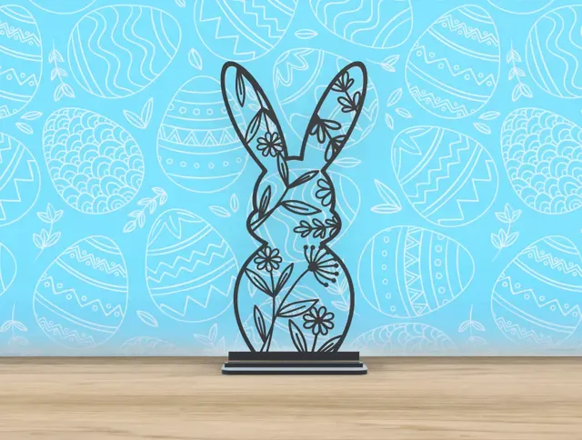 Easter - Floral Bunny & Eggs - Standing Decor — Фото 8 из 10