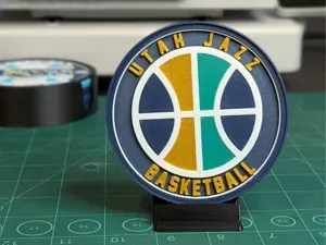 Utah Jazz Basketball - 3D Stackable Coaster