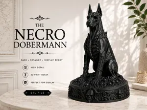 Necro Dobermann – Skullbound Sentinel