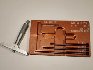 Depth Micrometer Mitutoyo Gridfinity Tray