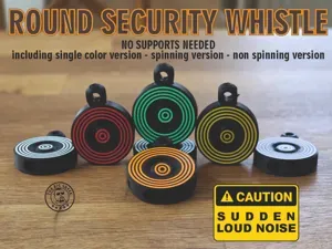 ROUND SECURITY WHISTLE