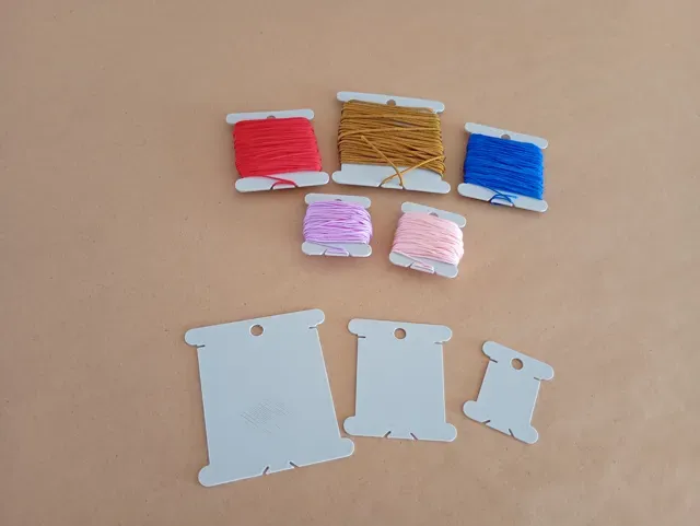 Craft embroidery Thread Bobbin Keyrings – 3 Sizes — Image 2 of 3