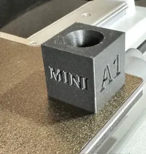 A1 MINI CALIBRATION CUBE-OUTSIDE AND IN-CHECK YOUR PRINTER TOLERANCES