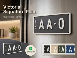 Australia Victoria Number Plate – Signature Style
