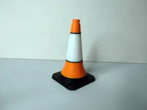 Mini Traffic/Construction Cone Black/Orange/White
