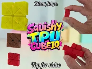 Squishy TPU Cube IQ fidget only 4g!