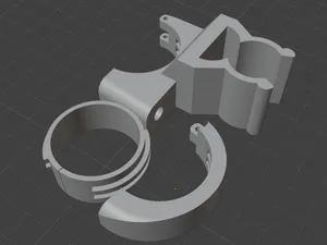 Mounting a headlamp on a bicycle handlebar