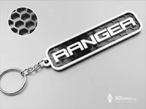 Ford Ranger logo keychain