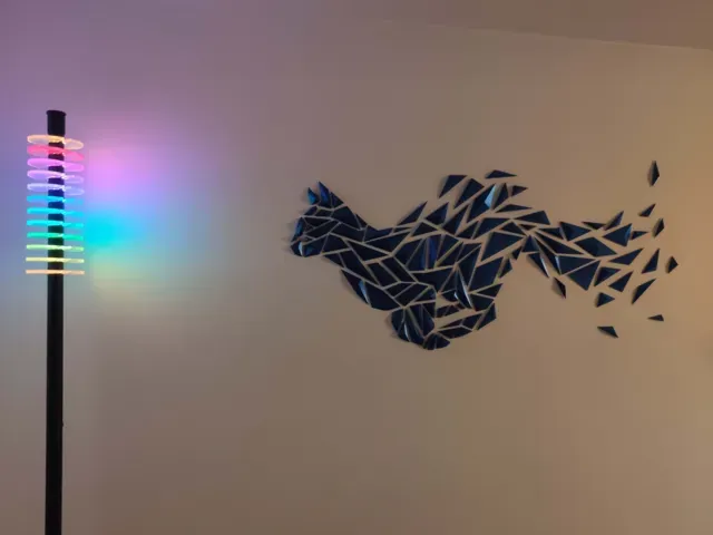 Geometric cat wall art — Фото 2 из 15