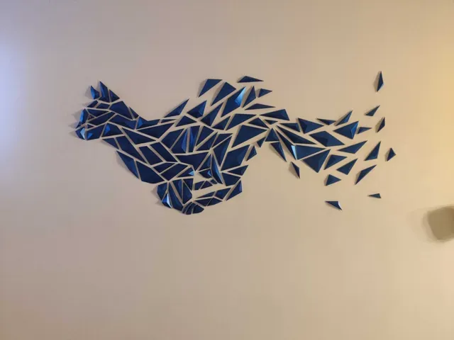 Geometric cat wall art — Фото 7 из 15
