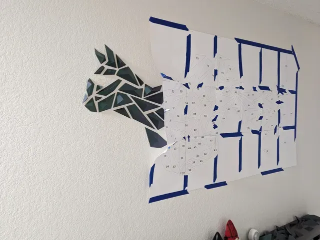 Geometric cat wall art — Фото 14 из 15