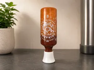 Sriracha Bottle Holder – Upside Down