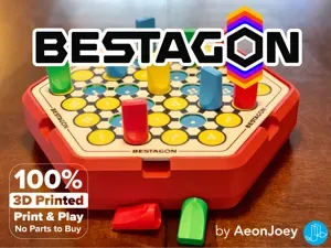 BESTAGON - 100% 3D Printable Board Game