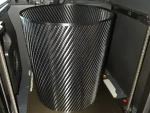 Simple Circular Trash Bin – Vase Mode Optimization
