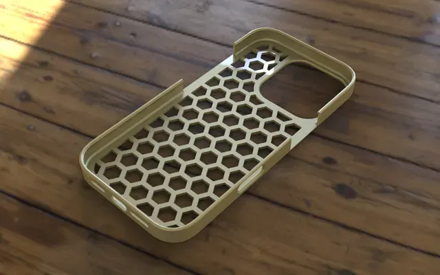 iPhone 16 Pro - Case / Cover Hexagon design — Фото 6 из 7
