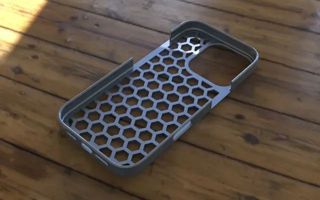 iPhone 16 Pro - Case / Cover Hexagon design — Фото 5 из 7