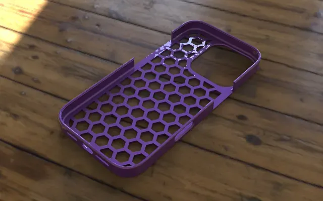 iPhone 16 Pro - Case / Cover Hexagon design — Фото 3 из 7