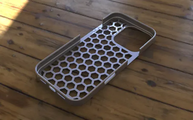 iPhone 16 Pro - Case / Cover Hexagon design — Фото 4 из 7