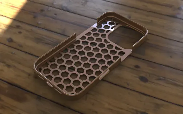 iPhone 16 Pro - Case / Cover Hexagon design — Фото 7 из 7