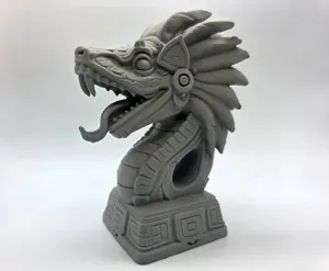 Stone Quetzalcoatl Statue