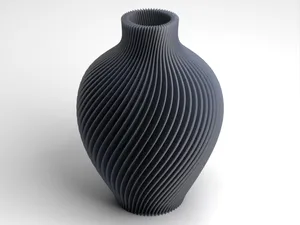 GROOVED GREEK VASE