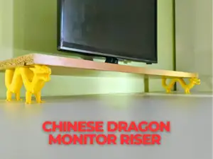 Chinese Dragon Monitor Riser