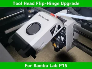 P1S Toolhead Cover Holder & Flip-Hinge