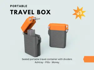 Portable Travel Box - Pills - Money - Ashtray