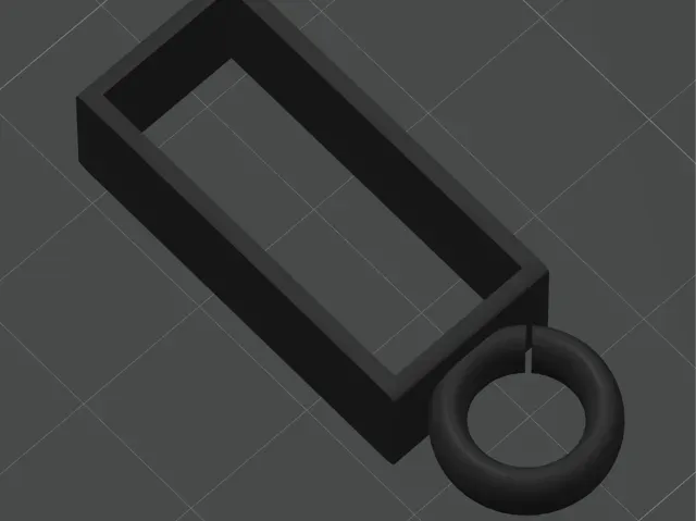 Cuban chain pendant clasp with single connect ring
