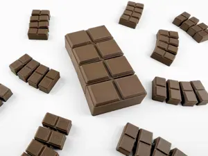 Chocolate Bar Flexi Fidget Toy