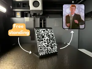 Wifi QR code (Rickroll)