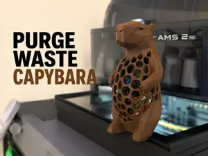Capybara Lattice Filament Purge Waste Bin