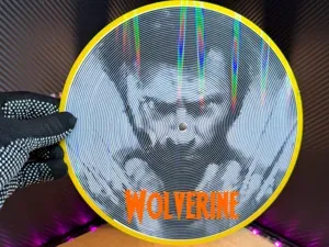 Vinyle décoratif illusion d'optique Wolverine