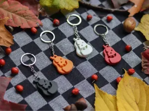 Mischievous Pumpkin Keychain|Autumn SrS|Halloween
