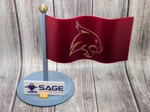 Texas State University Bobcats flag
