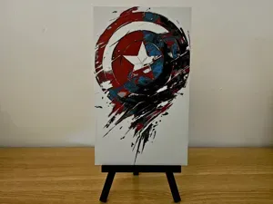 Captain America Shield Hueforge