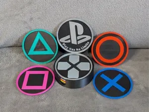 Playstation - 3D stackable Coaster Set