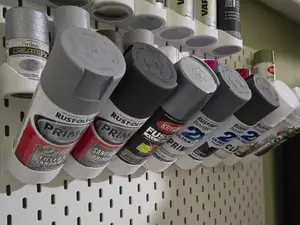 4 spray paint holder - Ikea Skadis - 66mm - tilted