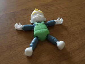 Articulated Baby Figurine