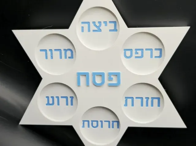 Seder Plate - A Celebration of Freedom