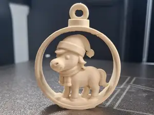 Festive Winter Pony Ornament