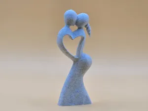Couple Abstract Modern Love Sculpture Decor