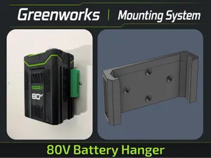 Greenworks Battery Hanger | Wall Mount