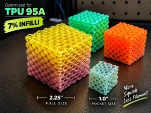 NEEDOH Cube-Like TPU Squishy | Optimized 7% Infill