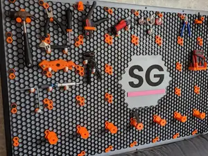 honeycomb storage wall