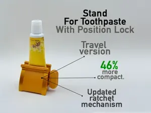 Stand for Toothpaste (Travel version)